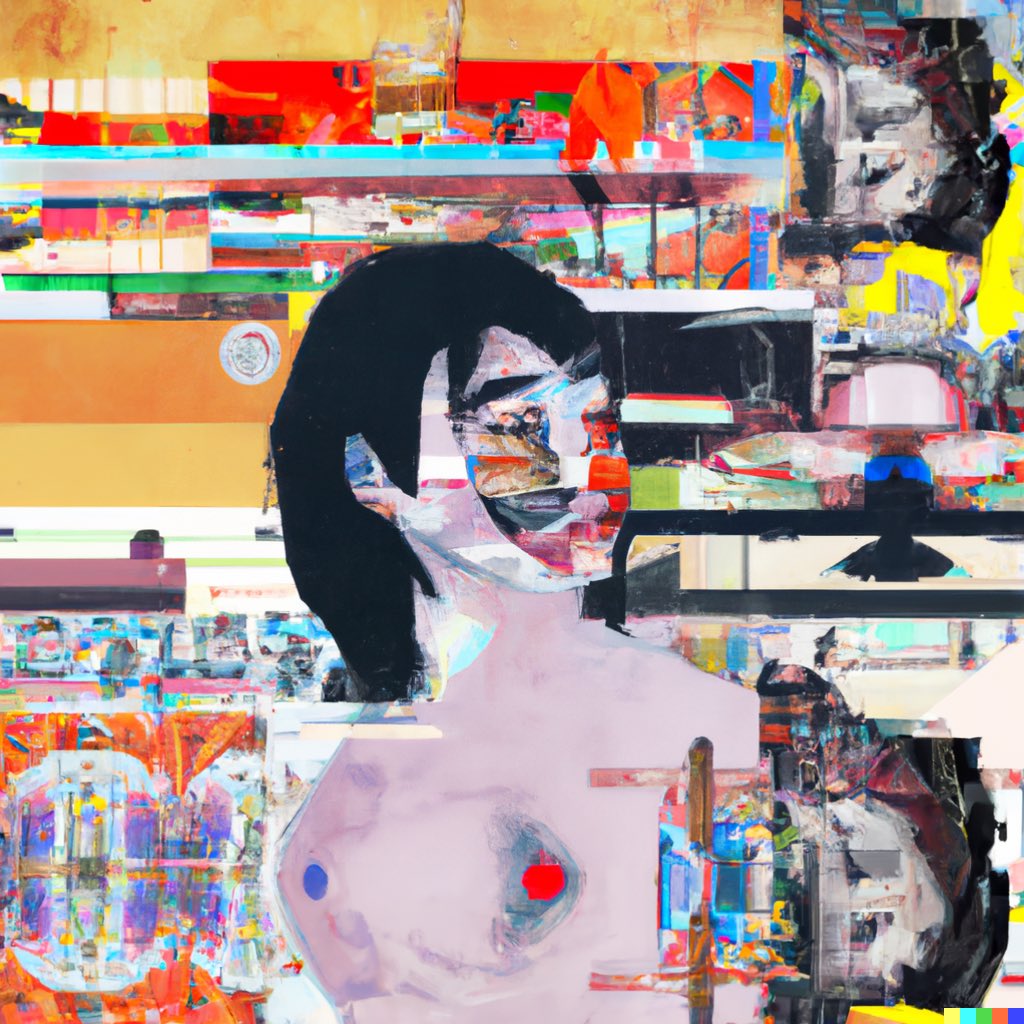 xiaochenyang1's tweet photo. gm! Brain glitches- dreaming with RGB 🟥🟩🟦 and pixels 
#ai #AIart #aiartcommunity #openai #dalle2 #midjourneyAi #midjourneyart #madewithartbreeder https://t.co/v8xsAzIpBb