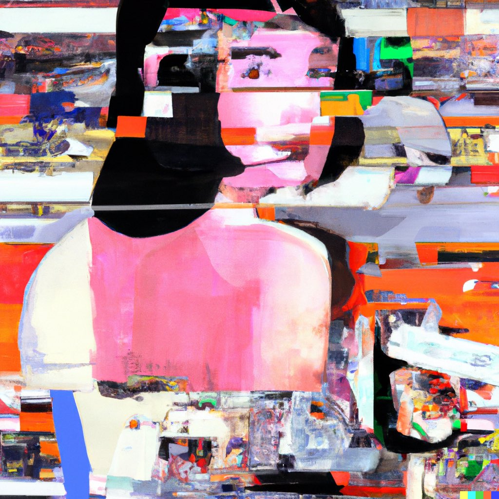 xiaochenyang1's tweet photo. gm! Brain glitches- dreaming with RGB 🟥🟩🟦 and pixels 
#ai #AIart #aiartcommunity #openai #dalle2 #midjourneyAi #midjourneyart #madewithartbreeder https://t.co/v8xsAzIpBb