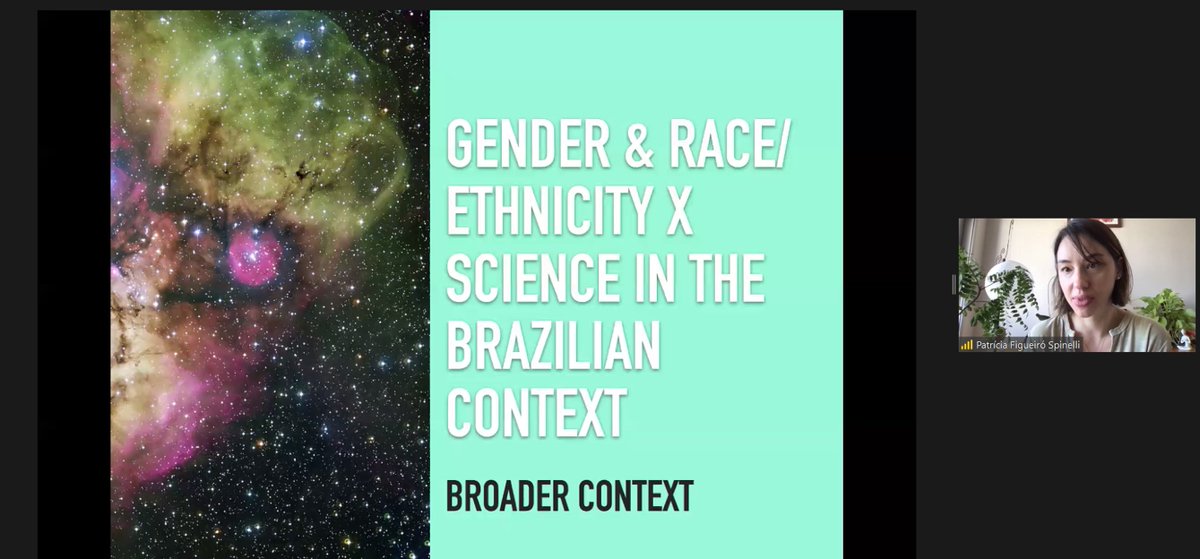 galileoteachers's tweet photo. 🔭🌏🤲 Patrícia Spinelli presenting "Girls in Astronomy – Pursuing gender equity and social justice in science education"
#GHOU2022
@nuclio_pt #MEPSIndia @IASC_Search @SchoolsObs @faulkestel @esia_eu @GlobalSciOpera @IAU_org #PLOAD @pati_spinelli @MuseuAstronomia https://t.co/m6gNUAUtUz