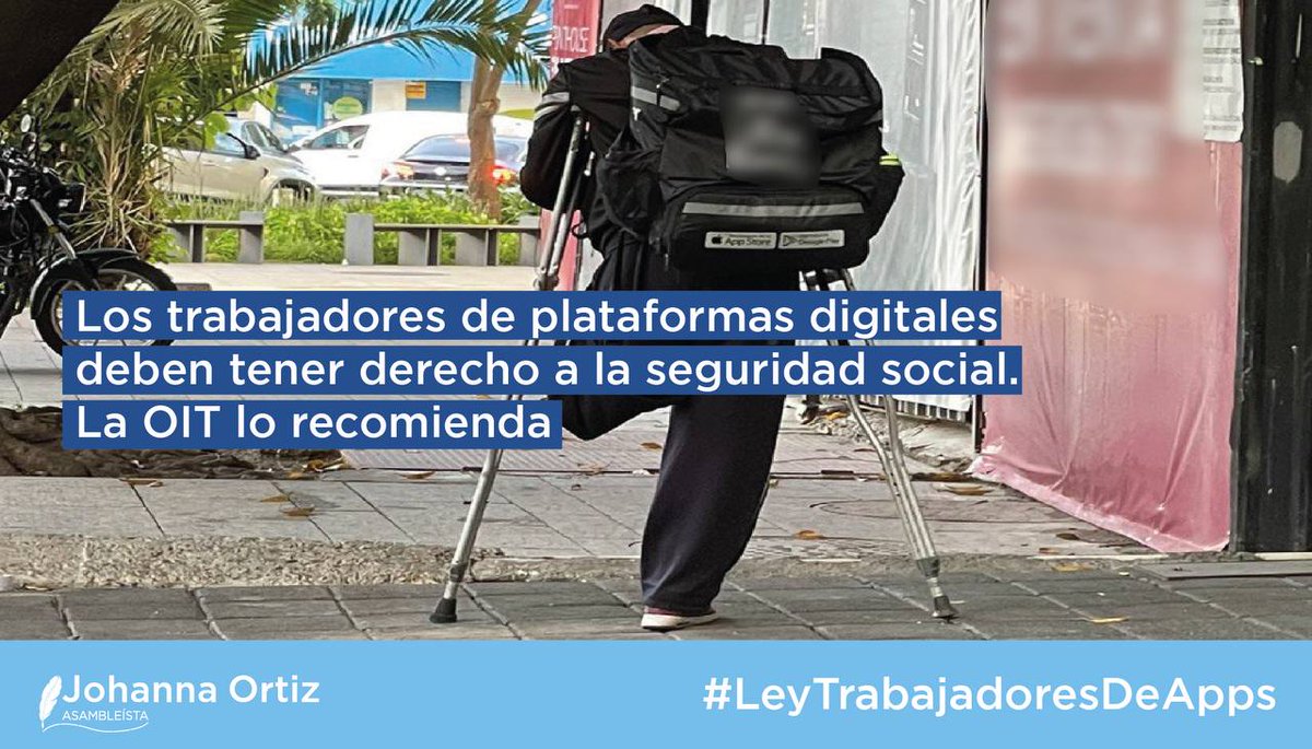 La <a href="/OITnoticias/">OIT</a> recomienda a todos los países brindar seguridad social a todos los trabajadores, sin importar el tipo de contrato que tengan. #LeyTrabajadoresDeApps