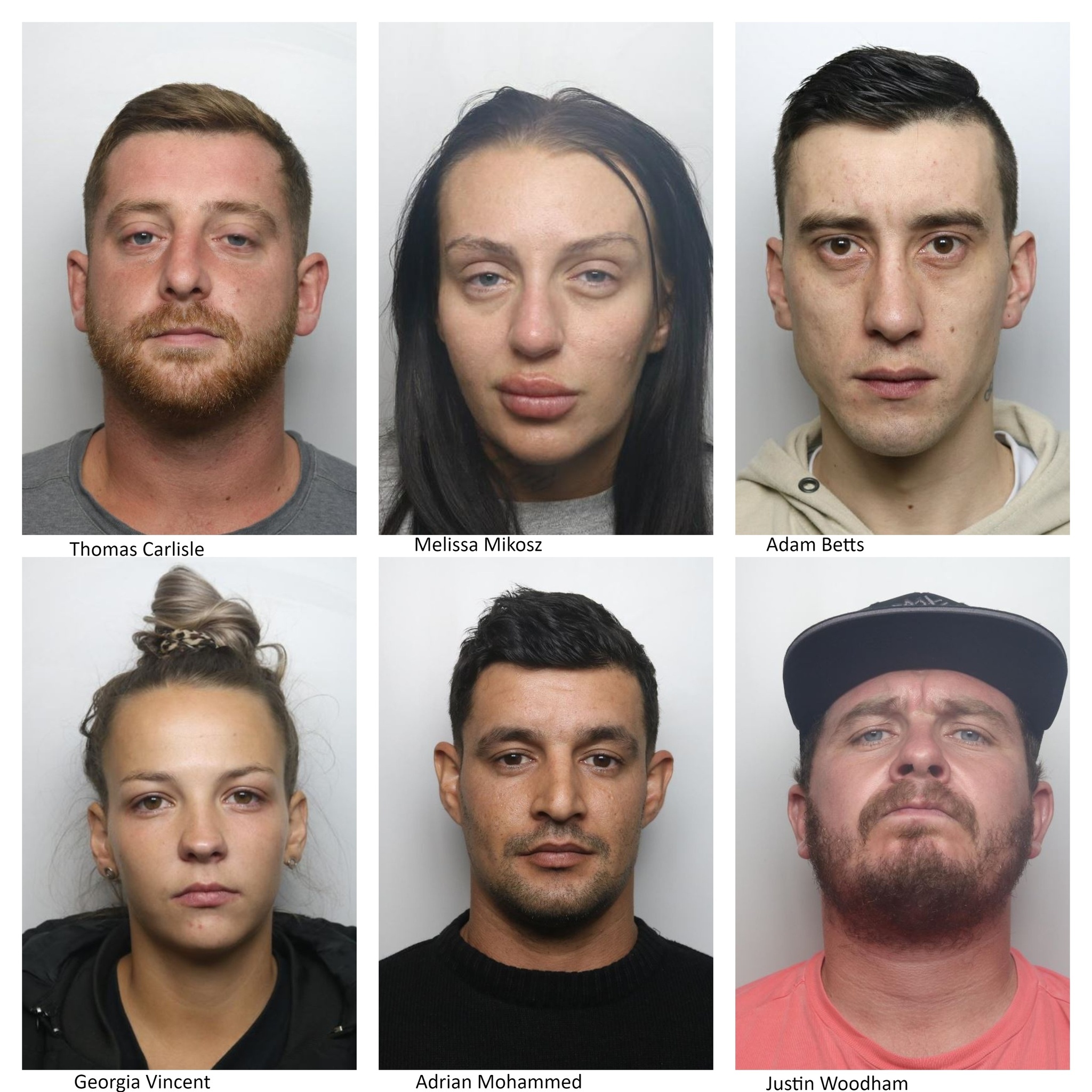 Derbyshire Police on Twitter "Members of a Shirebrook drugs gang who