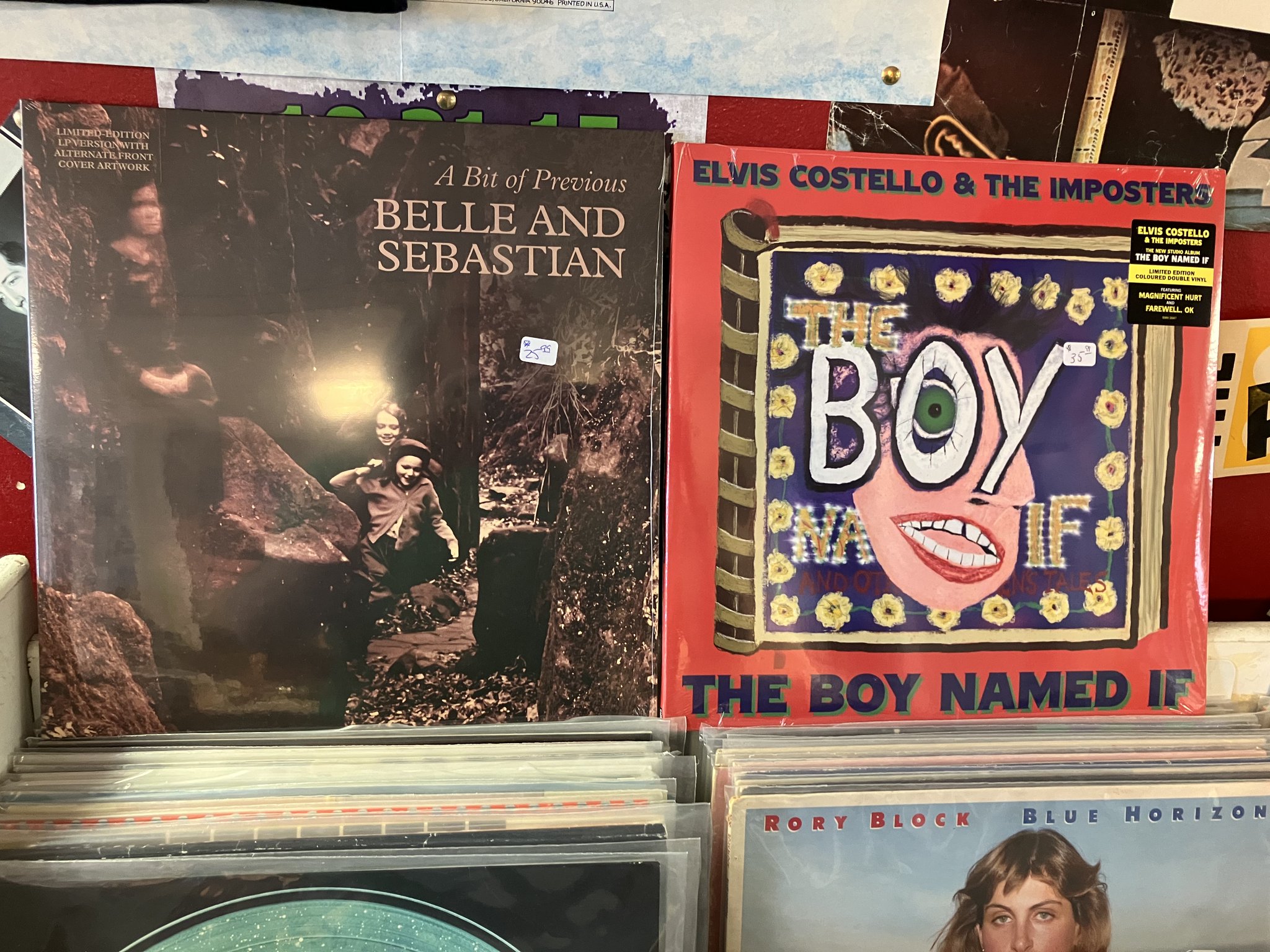 Happy Birthday to Stuart Murdoch of Belle And Sebastian & Elvis Costello 