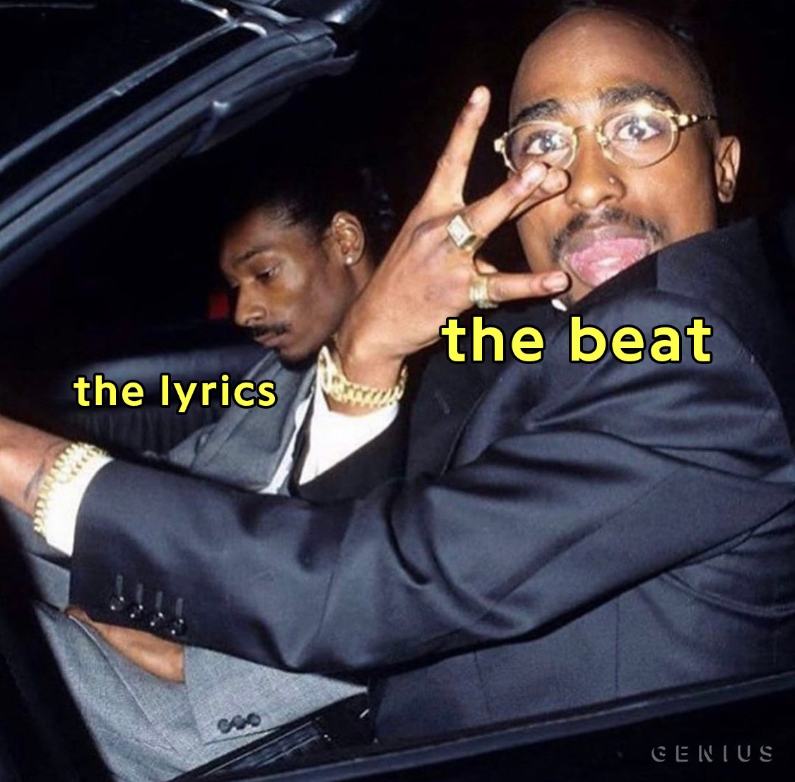 Genius's tweet image. what song is this? 🎭