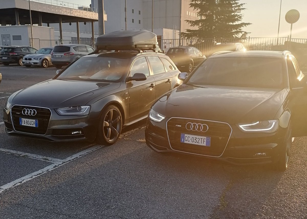 #AudiA4, quando pensi di avere una vettura inimitabile, ti accorgi che difficilmente ne troverai una identica al 100%.