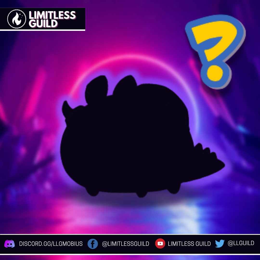 LLG_Mobius's tweet image. Meta Axie reveal #13❗
✅Follow
@LLGuild
✅Like & Retweet this post
✅Tag 3 friends!
✅Guess it 🔥
Eyes:
Mouth:
Horn:
Back:
Tail:
🏆 Random Winner gets $10 Ron within 24 hours.
✅ Join our server, and get a chance to play it! ✨ discord.gg/llgmobius