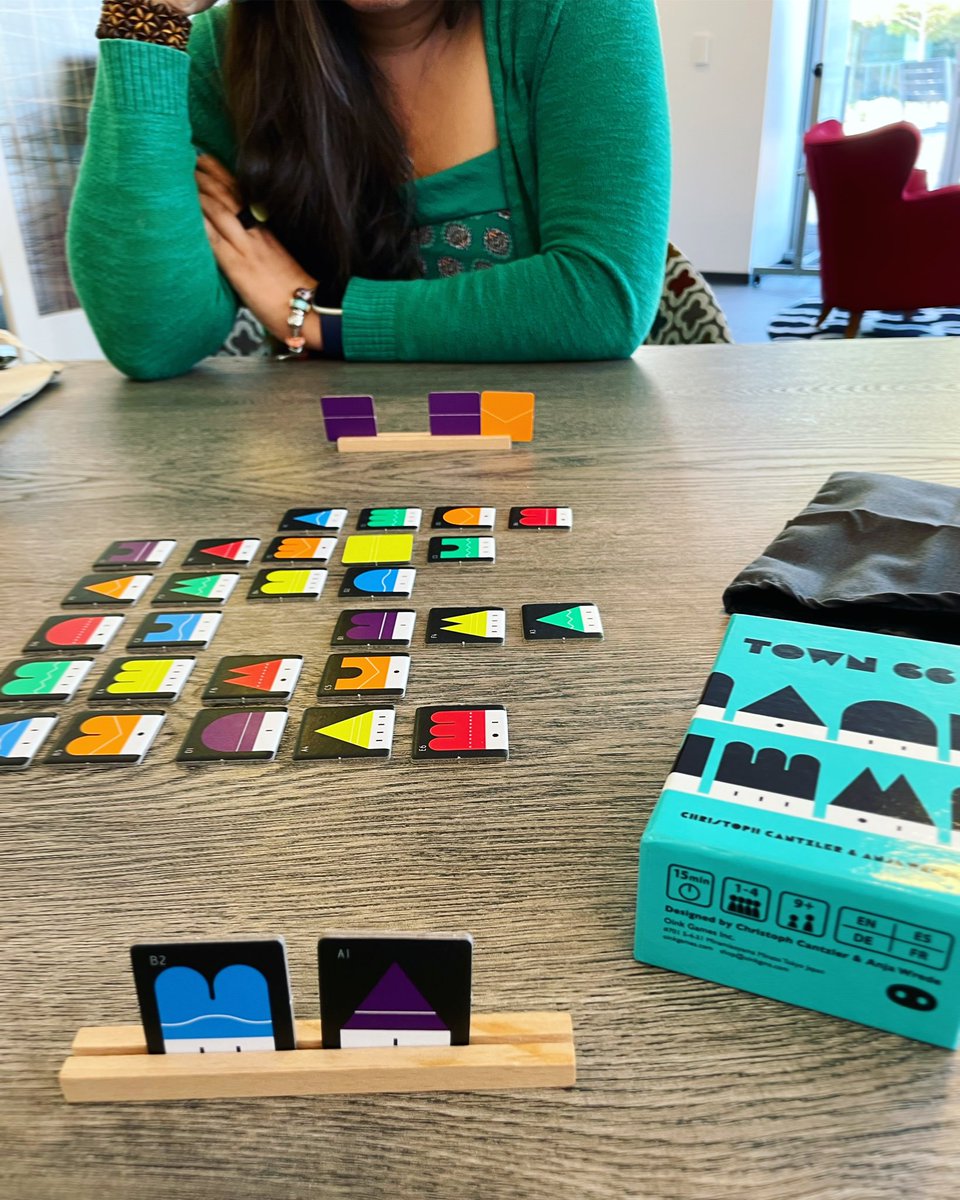 gamewithjess's tweet photo. Town 66! Really enjoyed this light, thinky, spacial tile-laying game. Another great new release from @oinkgms 🏠 #town66 #oinkgames #boardgames #boardgamegeek https://t.co/I0B5NuxFL4