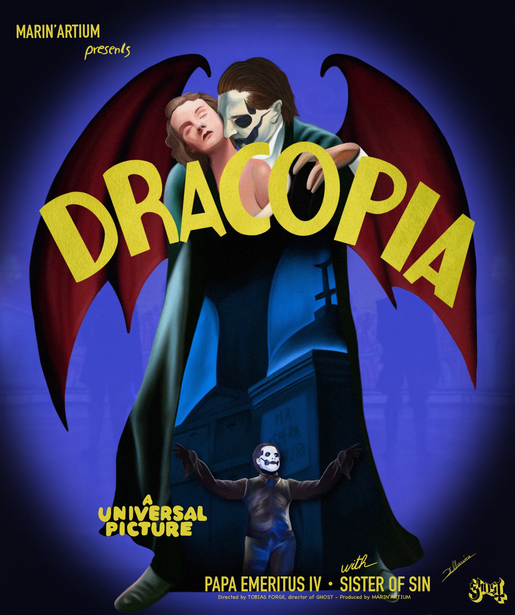 Marina 🦕 on Twitter "Here’s a remake of an old Dracula movie poster I