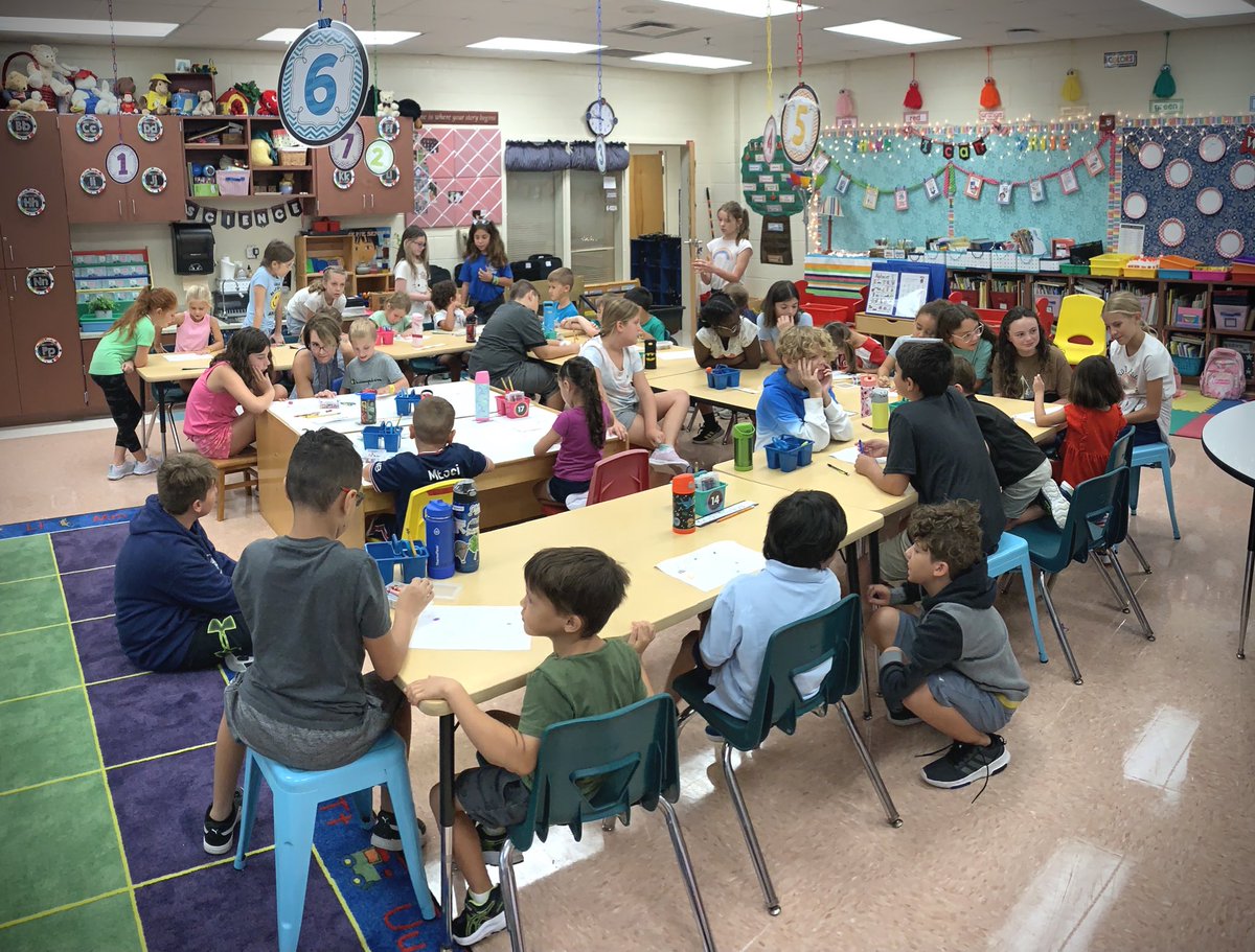 On Early Dismissal Day, the Bears had an awesome time synergizing with our new 5th grade buddies!  We created “All About Me” circle maps for Leadership Notebooks as we got to know each other.  SO fun making new friends!☺️
<a href="/VMEPatriots/">Veterans Memorial Elementary</a> <a href="/collierschools/">Collier County Public Schools</a> <a href="/TheLeaderinMe/">The Leader in Me</a>