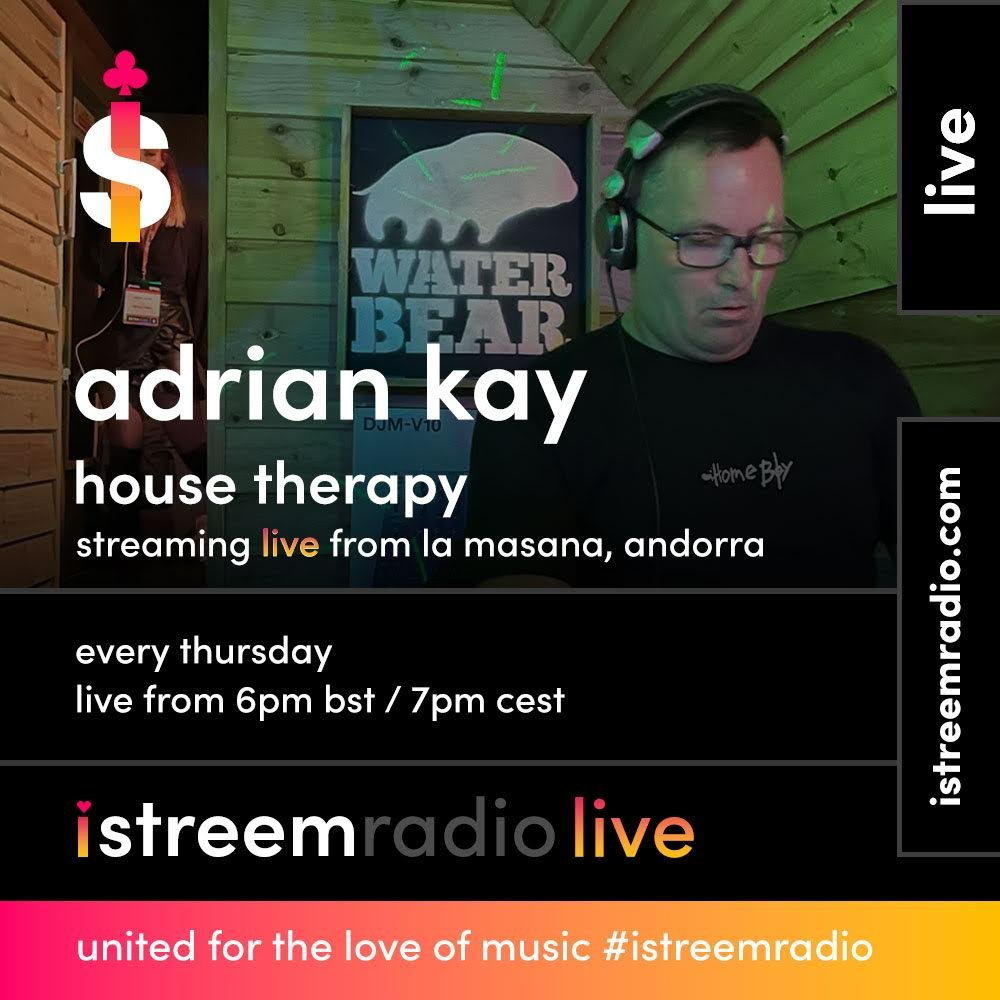 istreemradio's tweet photo. Big 💙 to @sachaistreem warming us up for AK @djadriankay #liveonair now for the next two hours with the best in #house #deephouse from the #Pyreenes of #Andorra #istreemmusic #housetherapy 

Listen ▶️https://t.co/88JPyCWvsY https://t.co/m38akzt8nP