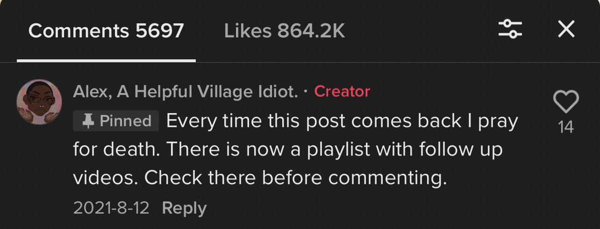 AlexRising_'s tweet photo. This is why skip reading ain’t the move. 

Some commenters are more fixated on the “WHALE ACKSHUALLY” than reading for comprehension. 

Spent all that time in my comments section and they didn’t read the pinned comment directing them to the playlist. https://t.co/3d689zWsSv