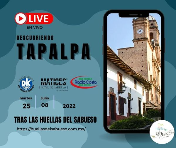 #FarmaciaDeAngel te invita a seguir las @HuellaSabueso hasta #Tapalpa #PuebloMagico, rodeado de bosque con fachadas blancas y techos rojizos. Súbete a nuestra señal a las 12:00 del día por Radio Costa 103.9FM y DK 1250AM con <a href="/periodistaMN/">MarianaNavarro</a> y Jorge Kirschner