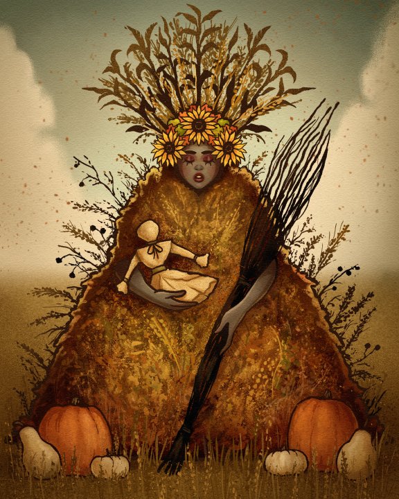 「Lughnasadh : Harvest Queen (2020) 」|🍁Michael Ramstead🍁のイラスト
