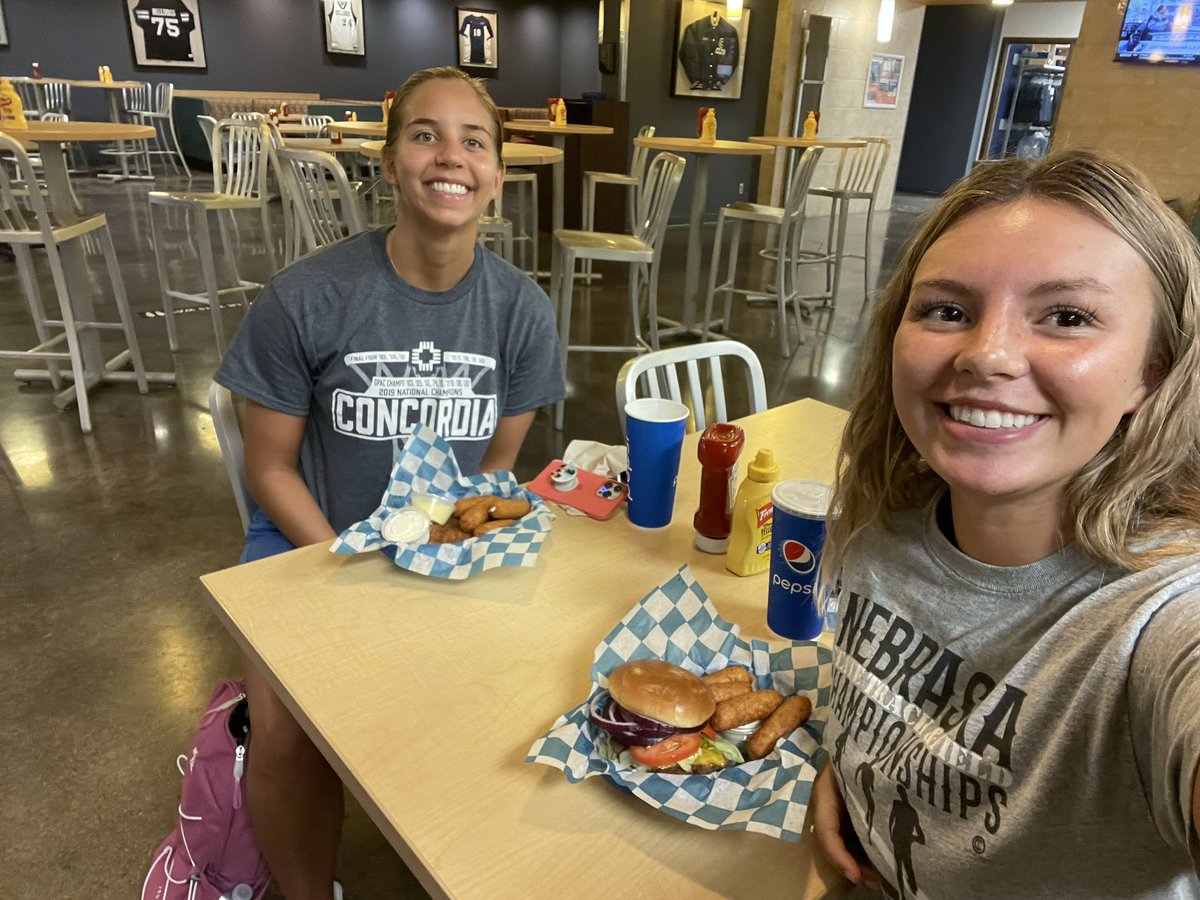 Lunch with the AP🐶 <a href="/CUNEwbb/">Concordia-NE WBB</a>