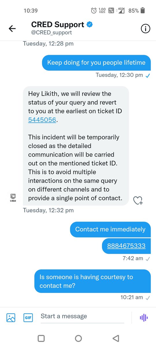 likithyn's tweet photo. @kunalb11 @CRED_club your team is not caring customer concer and talk to them atleast why are paying them https://t.co/YMY7cfSLWc