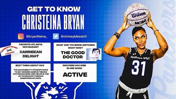GSU_WBasketball's tweet photo. 𝗚𝗶𝘃𝗲 𝗮 𝘄𝗮𝗿𝗺 𝘄𝗲𝗹𝗰𝗼𝗺𝗲 𝘁𝗼 𝘁𝗵𝗲 𝗻𝗲𝘄𝗲𝘀𝘁 𝗮𝗱𝗱𝗶𝘁𝗶𝗼𝗻𝘀 𝘁𝗼 𝘁𝗵𝗲 𝗪𝗕𝗕 𝗣𝗮𝗻𝘁𝗵𝗲𝗿 𝗙𝗮𝗺𝗶𝗹𝘆!💙

Get to know Christeina, Zay, and Mya!

#OurCity | #FamilybyCHOICES https://t.co/hGuZyZ71ny