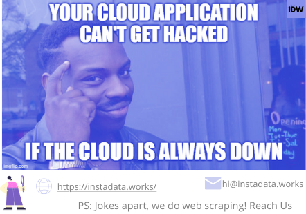 InstadataWorks's tweet image. #instadataworks #webscraping #datascraping #data #datajokes