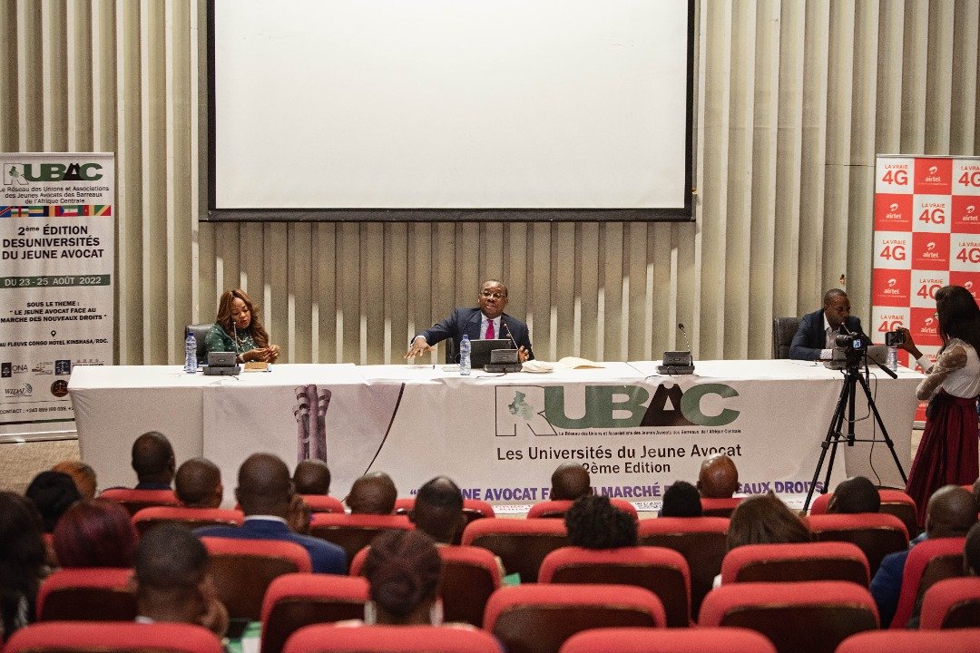 tv4congo's tweet photo. universités du jeune avocat dont les travaux ont débuté  mercredi à Fleuve Congo Hôtel
@GuyLoando_  affirme ce jeudi l'importance cruciale de  l'activité minière comme facteur de développement. @MinAT_RDC @johnbusomoke https://t.co/Pc6YfCDhrx