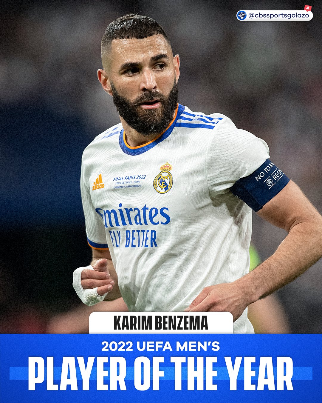 Karim Benzema wins UEFA Men's Player of the Year award