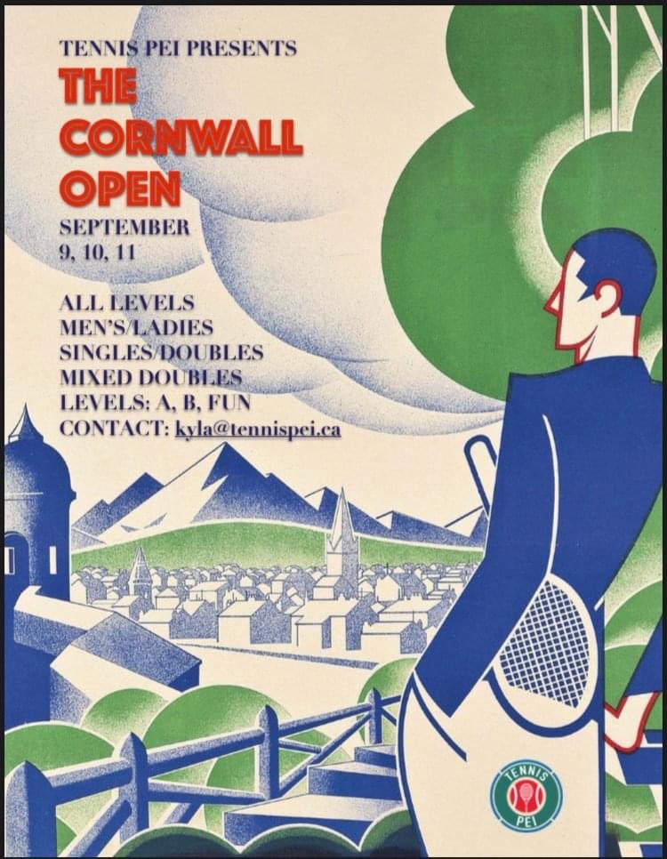 TennisPEI's tweet photo. Register today for the Cornwall Open!

https://t.co/Vbdn9BpzLI https://t.co/HMidL0mFRy