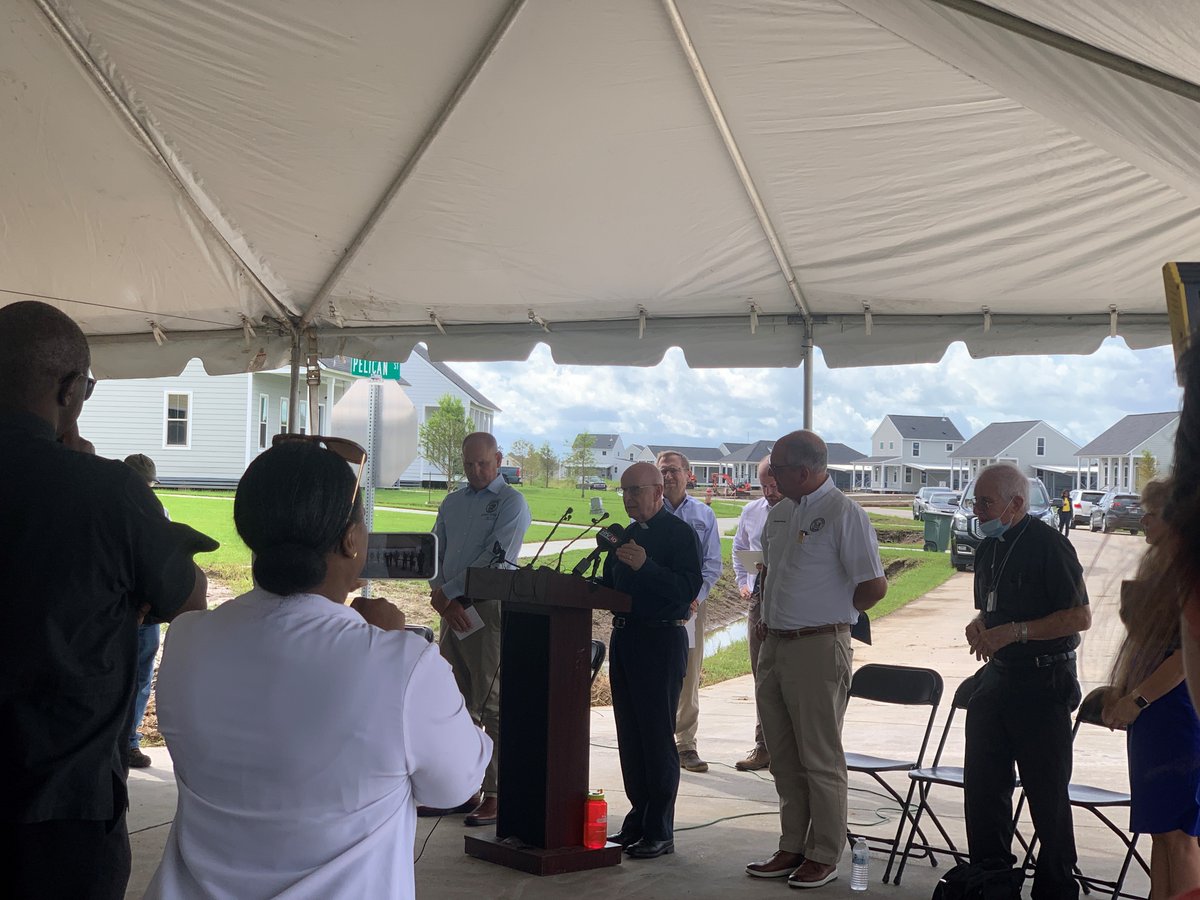 We are encouraged by the Isle de Jean Charles community’s first step settling into New Isle. WB, with CSRS &amp; Olin, co-developed the master plan and home design concepts. We hope New Isle will be a new center of the community’s culture and heritage.  tinyurl.com/bdf775dr