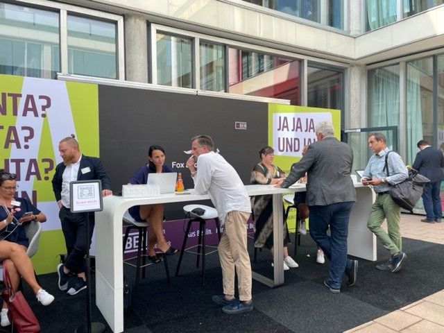 BerlinMeetings's tweet photo. At BESTIVAL our partner association  BEN (Berlin Event Network e.V) and our team from Sustainable Meetings Berlin are also active of course and advice our clients regarding their event planning. #BESTIVAL22 #sustainable #berlineventnetwork https://t.co/mnbRCMNOHo