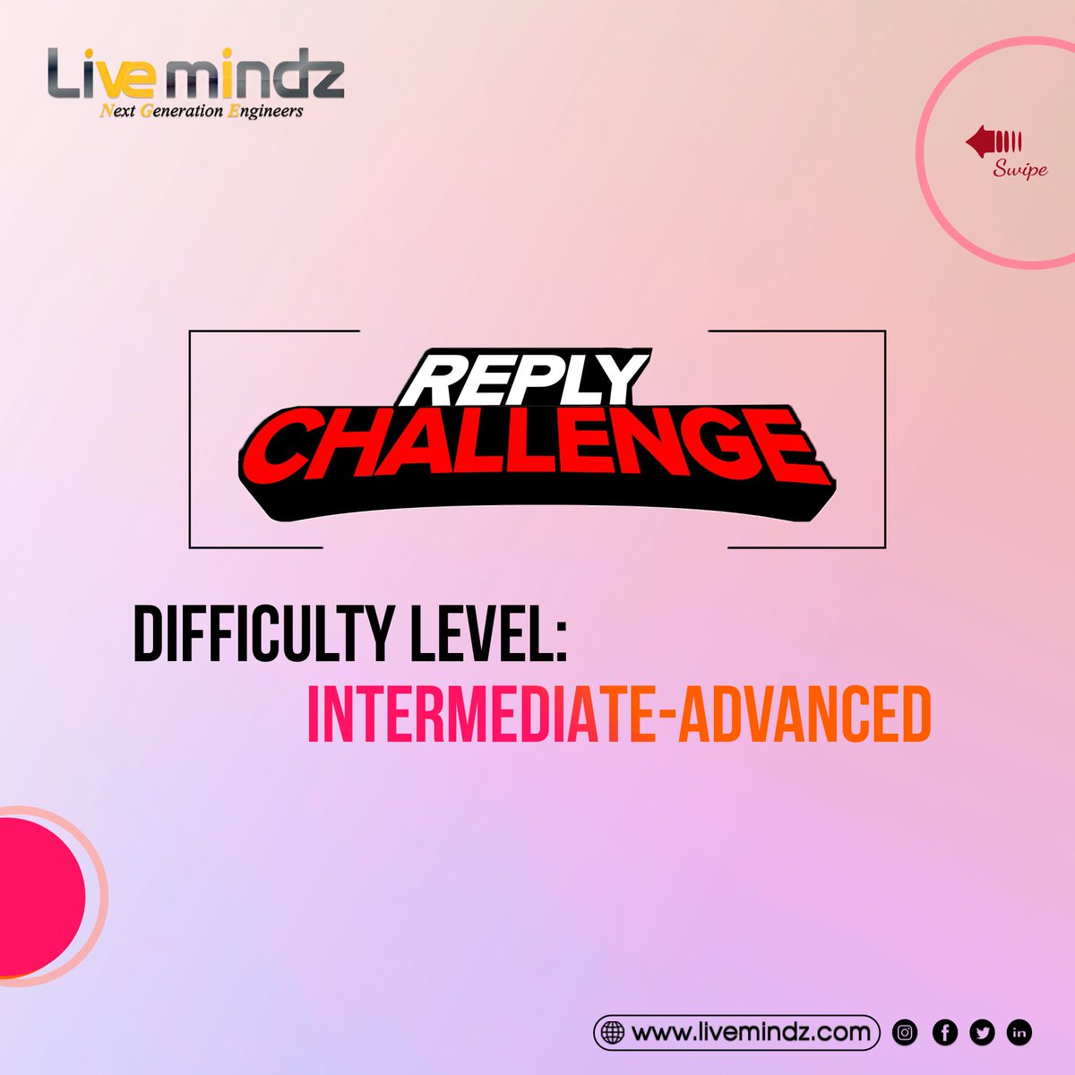 Livemindz1's tweet photo. Here are some coding challenge websites that will help you improve your skills. Join Livemindz to get your dream job in tech. Visit https://t.co/YQ90PL77dj

#job #tech #help #coding #livemindz #career #programmer #tech #digitaltransformation https://t.co/vF7xosz2iw