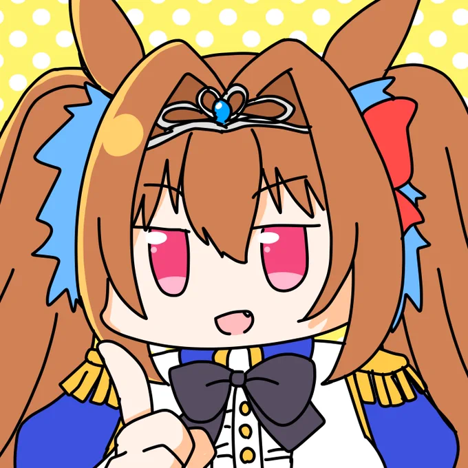 【ウマ娘アイコン②】合計8人目。ご自由に使用どうぞ。自作発言は× 