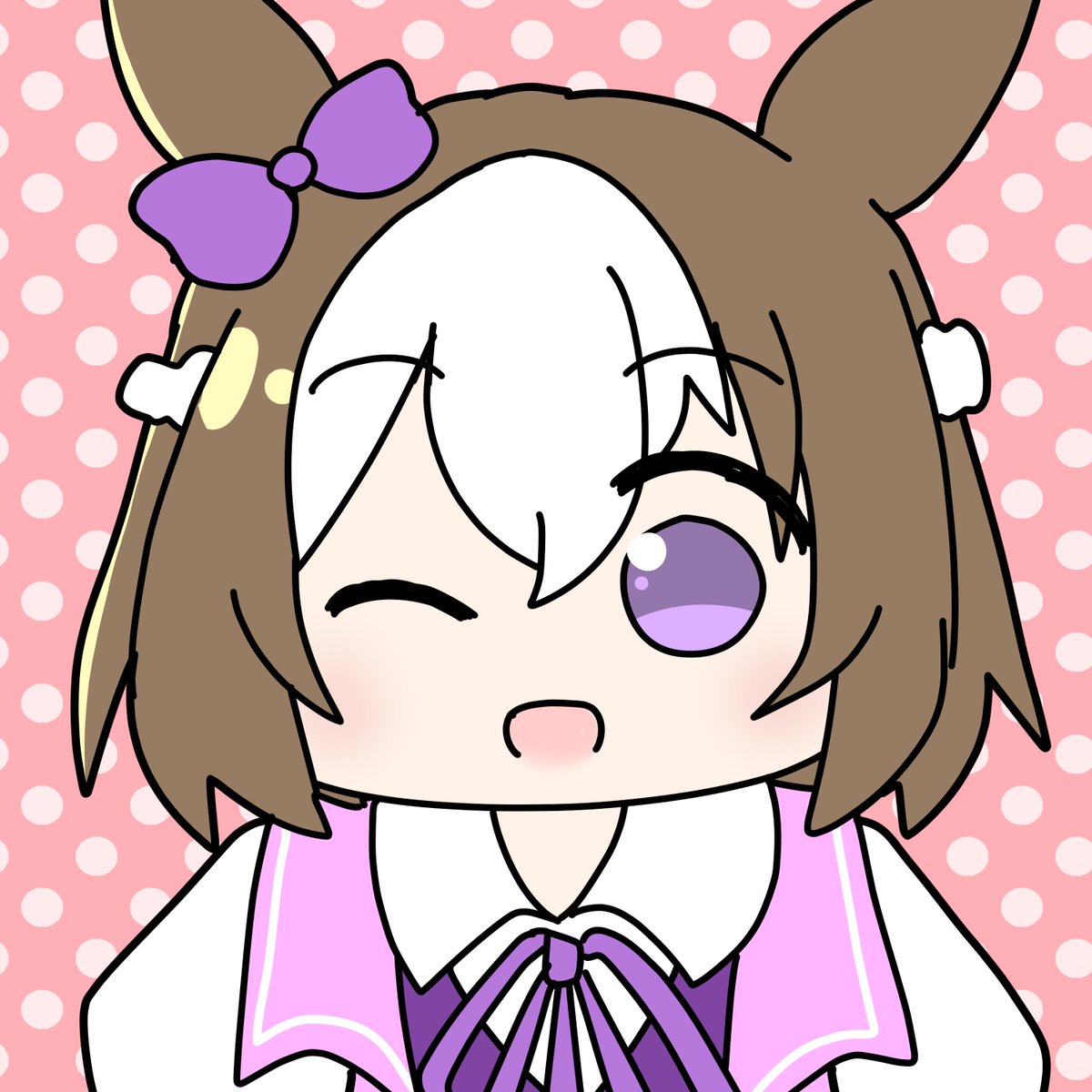 ウマ娘「【ウマ娘アイコン②】合計8人目。ご自由に使用どうぞ。自作発言は× 」|あやき@依頼募集中のイラスト