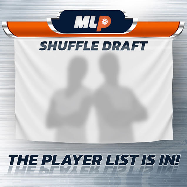 MajorLeaguePB's tweet photo. 💥 Big moment! Our Shuffle Draft pool is in and our draft is underway! 👀 Full list > https://t.co/Ix8NT9ChQN

#majorleaguepb #pickleball #pickleballislife #sport

👉 Here's what will happen next: https://t.co/ahDRXxWp8Z