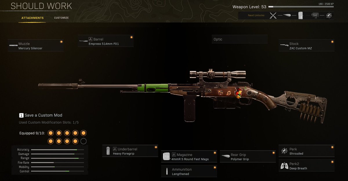 LocasB8's tweet photo. 🔥🔥 BEST #3LINERIFLE BUILD NO QUESTION🔥🔥 faster ADS, insane velocity, one shot in the head, try it! #Warzone #meta #COD https://t.co/yyuhlc92kj