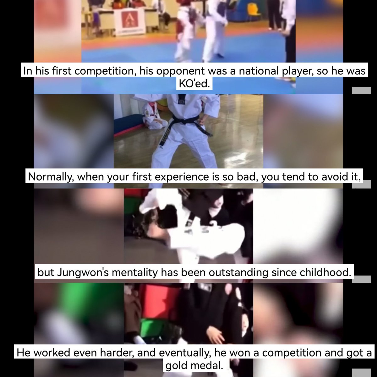 jollywonie's tweet photo. Also, he mentioned that he hated taekwondo before and actually Iose on his first competition. But did he give up? Nope, he work harder until he achieved the gold medal. https://t.co/HpY1Zyx6Oa