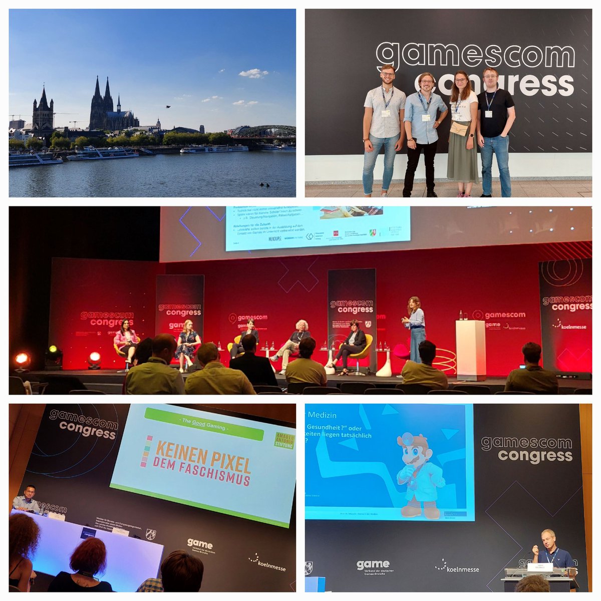 Schön war's auf dem #GamescomCongress ♡ Spannende Themen und Menschen! Und endlich mal einen Teil des #twlz und des <a href="/AK_GWDS/">AKGWDS</a> in echt gesehen :) <a href="/bekkersson/">Bekkersson</a> <a href="/KBildung/">KMS-B I Katharina</a> <a href="/VidSpHistoriker/">Björn Hennig</a> <a href="/Pat19947/">Patrick Heike</a> <a href="/LHaasis/">Lucas Haasis</a> #gamesundbildung