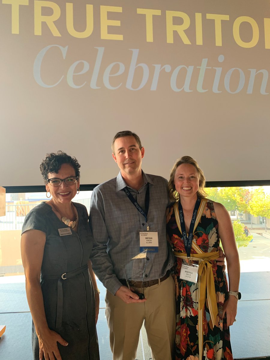 We at <a href="/RadySchool/">UC San Diego Rady School of Management</a> are so proud of Bryan Knox (MBA '07). He was recently recognized with a True Triton award, which honors alumni who have shown an extraordinary commitment to <a href="/UCSanDiego/">UC San Diego</a> and its causes. <a href="/UCSDalumni/">UC San Diego Alumni</a> 
alumni.ucsd.edu/we-are-tritons…