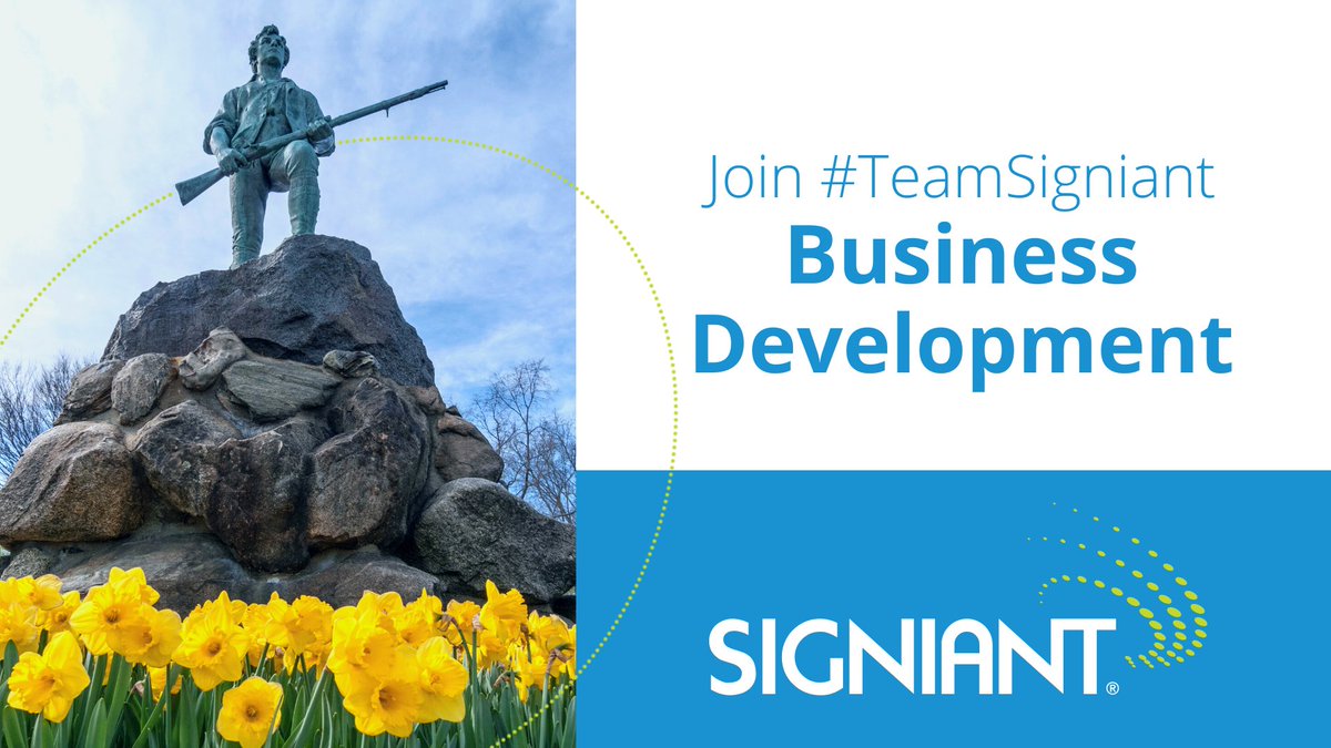 Signiant's tweet photo. Signiant is #Hiring!

Our SMB team is looking for amazing business development representatives with a hunter-mentality to contacting and developing relationships with potential customers.

DM us for more information today! 

#BDRJobs #OpenPositions #TeamSigniant https://t.co/lTffhM3yNg