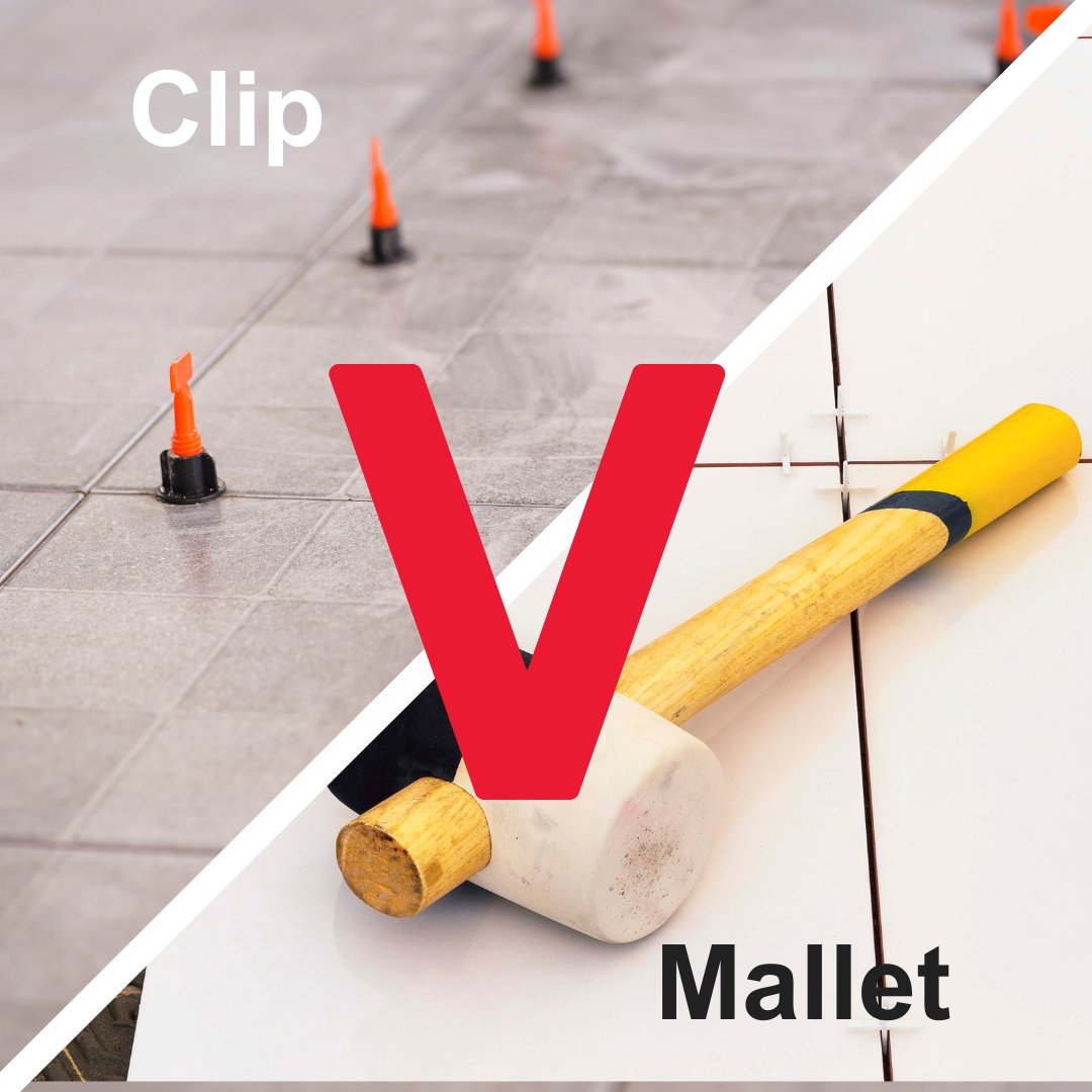 BALtiling's tweet photo. This is bound to get people talking....๐๐
Are you Team Clip or Team Mallet?? ๐ค
Go! ๐๐๐โ๏ธโ๏ธโ๏ธ
#tiles #tiling #mallet #BALtiling #levellingclips #mallet #level #levelling https://t.co/kn3gIKSiN9