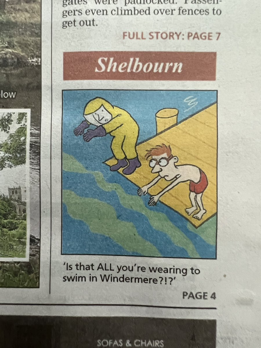 MattStaniek's tweet photo. I very much enjoyed this in the @gazettenewsdesk this week. 

Stay out of Windermere.

#savethemere

https://t.co/MnscAi52Tk https://t.co/WKyOwvyRuH
