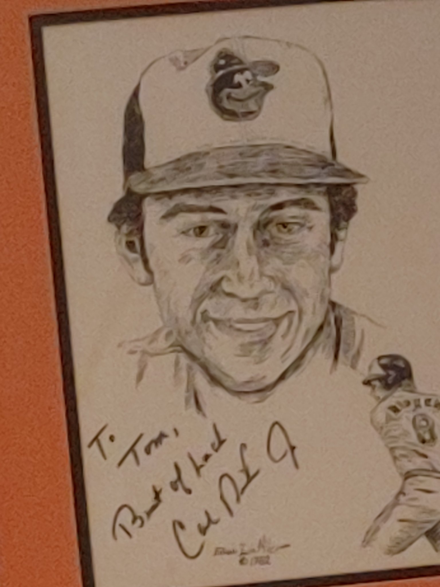   My Cal Ripken rookie autograph from Eyerlys in Cumberland, MD. Happy Birthday, Mr. Ripken! 