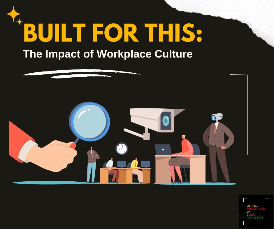 “culture is specifically built … to establish a desired work environment of an organization’s leaders. It’s an environment that may impact its members positively &amp; negatively, sometimes with a specific mission in mind &amp; sometimes entirely by accident." OABP.org/blog