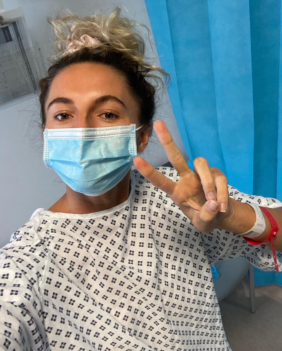 amyhilly's tweet photo. Surgery was a success ✅

Day 1 of recovery and feeling sore as ever but the journey still continues 💪🏼 Not giving up till I get back to where I should be. Big thanks to @petegallacher for fixing me ✨ https://t.co/VshInigxj8