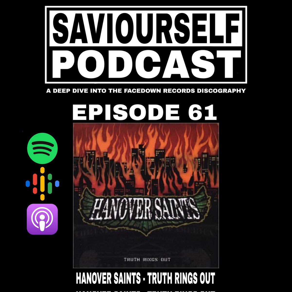 saviourselfpod's tweet photo. Another one done, here's episode 61. Join us as we talk about 'Truth Rings Out' by Hanover Saints. Link in bio
.
.
.
.
#HanoverSaints #TruthRingsOut #Oi #StreetPunk #PunkRock #FacedownRecords #SaviourselfPod #ExplicitContent https://t.co/Hf4dQFPoa7