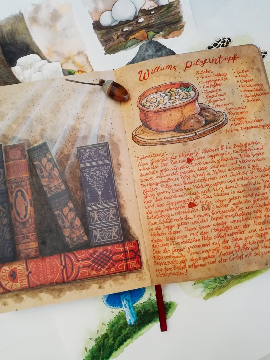 Here is something I did during the last few months! A #DnD journal for my Halfling!