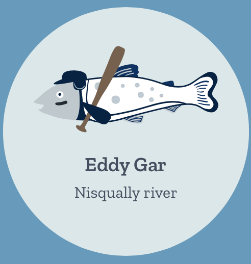 Longlivekings's tweet photo. Our pal Eddy #Gar is watching this morning's address by @SolomonRDavid (hometown: Arlington!) about renewing attention & stewardship on ancient native fish with great eaGARness. #AFS152 #survivethesound #nosuchthingasgarbagefish https://t.co/cux7rZ2vSx
