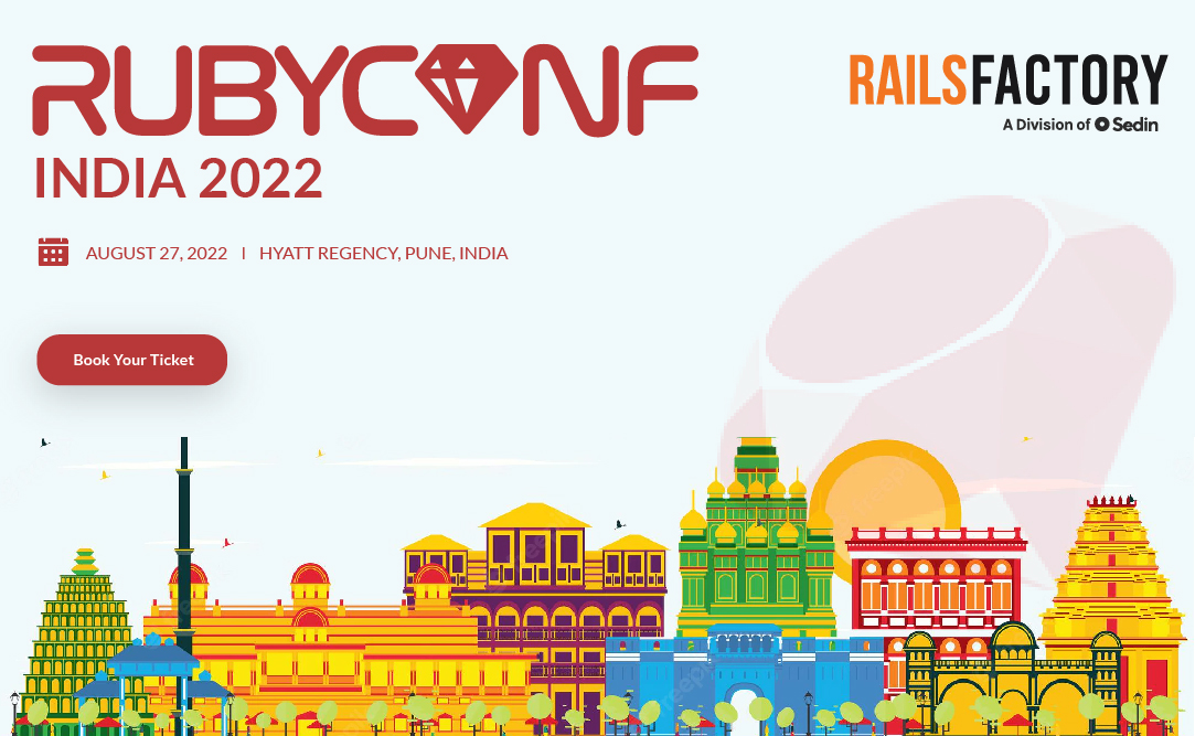 railsfactory's tweet image. 2 days to got for #RubyConfIndia 2022!

Swing by our #RailsFactory Booth &amp;amp; say hello to our #Team. Plus, get your hands on some giveaways/gifts all day long by participating in our Quiz sessions! It&apos;s not too late to register for the #conference: bit.ly/3ST83OV