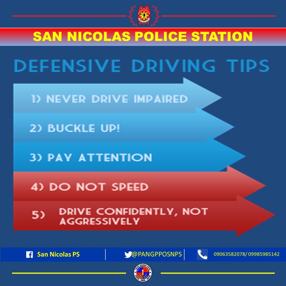 PANGPPOSNPS's tweet photo. DEFENSIVE DRIVING TIPS
#PNPKakampiMo
#PNPToServeandProtect
#TeamPNP
#TeamPRO1 https://t.co/c65rsuQFAx