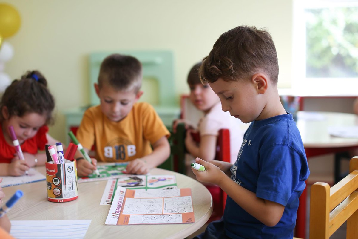 UNDPAlbania's tweet photo. 110 children in Derede,Kruje Municipality,are enjoying their new kindergarten built in the context of #EU4Schools Programme funded by the #EU @EUinAlbania and implemented by #UNDP
#BuildBackBetter
#BuildBackTogether https://t.co/kbsx9e3GKv