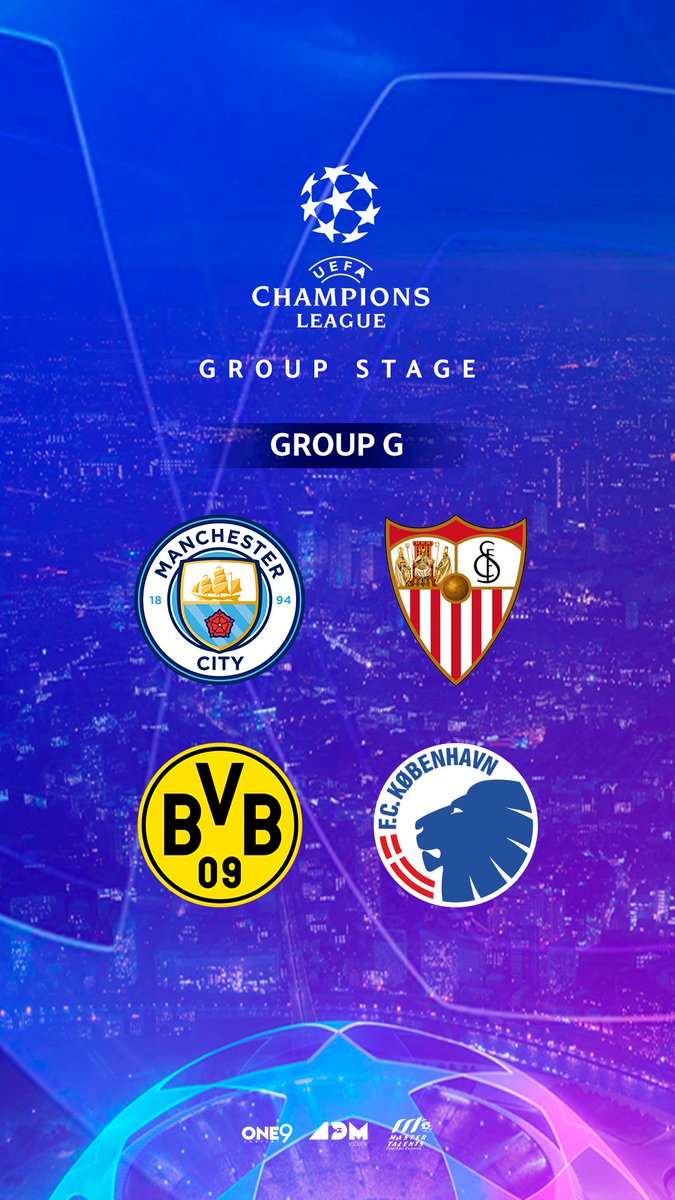 Nuestros rivales para la #ChampionsLeague #SevillaFC