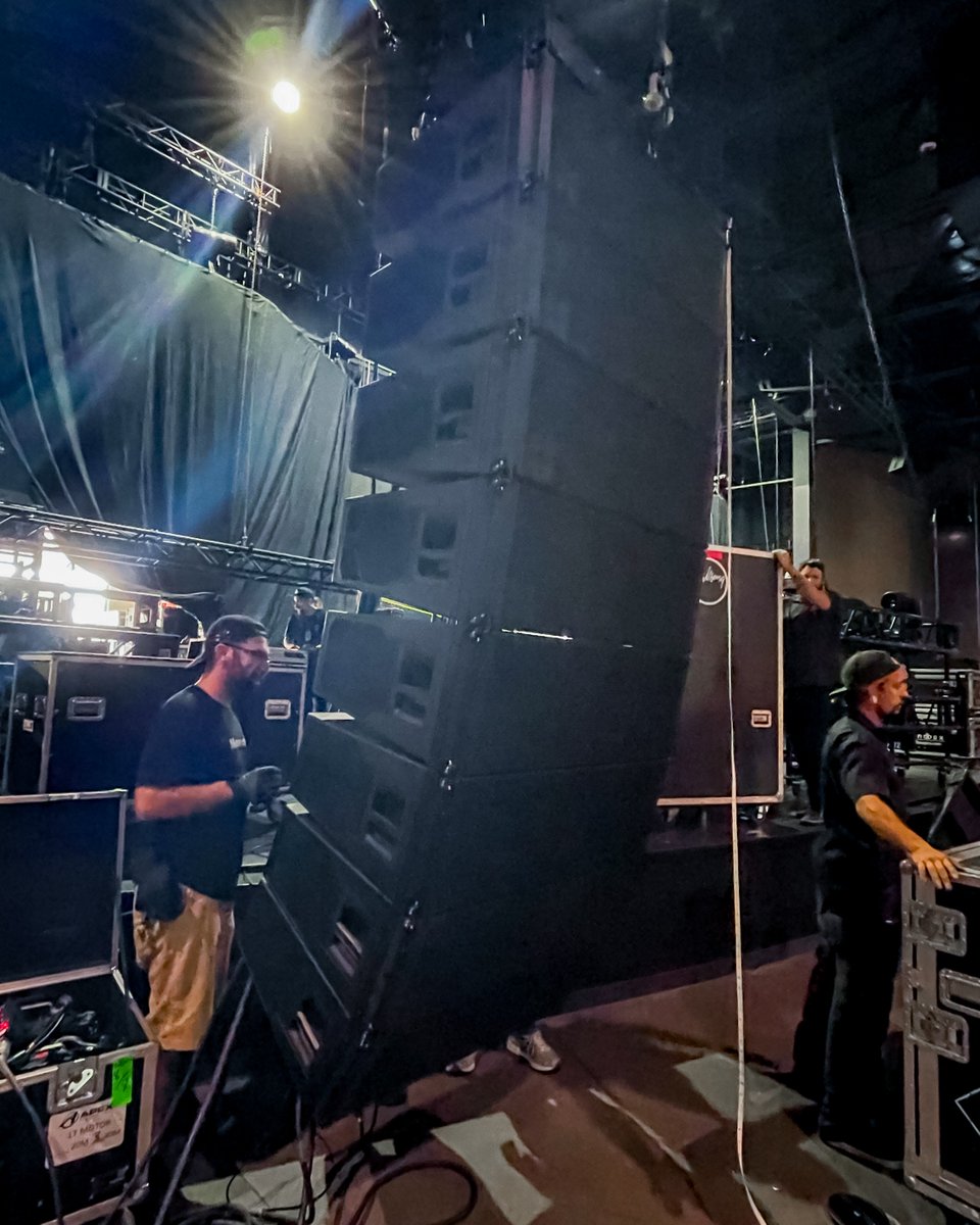 We love us a classic PA demo! <a href="/txcelebration/">Celebration Church</a> is having a conference this week and decided it'd be the perfect chance to shootout some @dbaudiotechnik speakers. We tested the KSL, XSL, SL-SUB, KSL-SUB, and Y10-P speakers with excellent results!