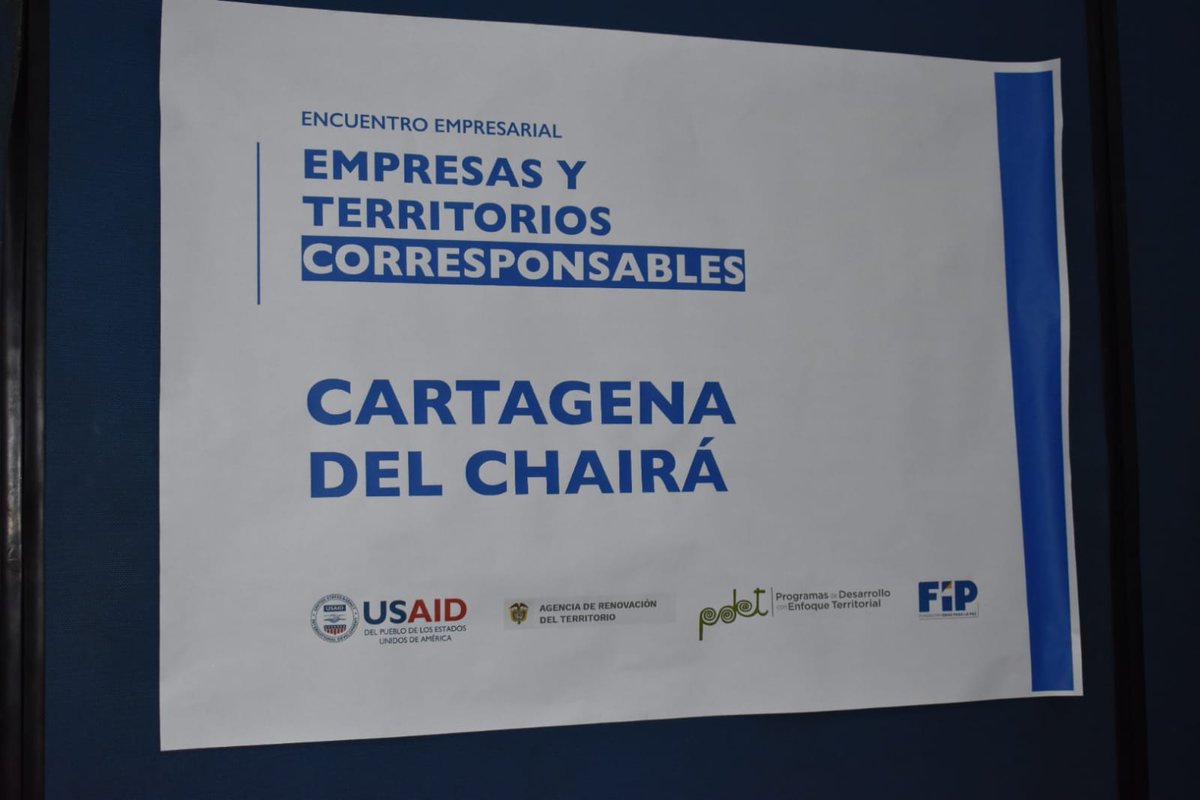 RenovacionCo's tweet photo. Con la presencia de nueve alcaldías y de la @GobCaqueta, inicia en la @ccflorencia el encuentro empresarial 'Empresas y Territorios Corresponsables' para dar a conocer a contribuyentes del impuesto de renta, cómo financiar proyectos de los #PDET.

#ComienzaTuGobierno https://t.co/MLGrRYBo4x