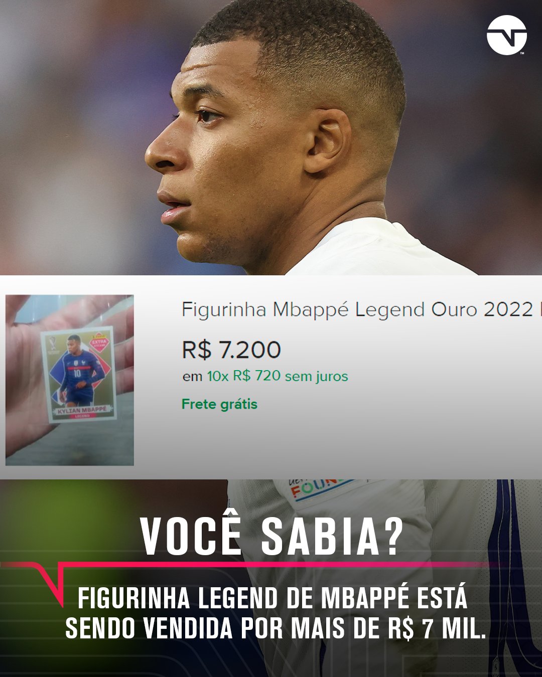 TNT Sports Brasil - No pacote de figurinha do PSG, qual jogador