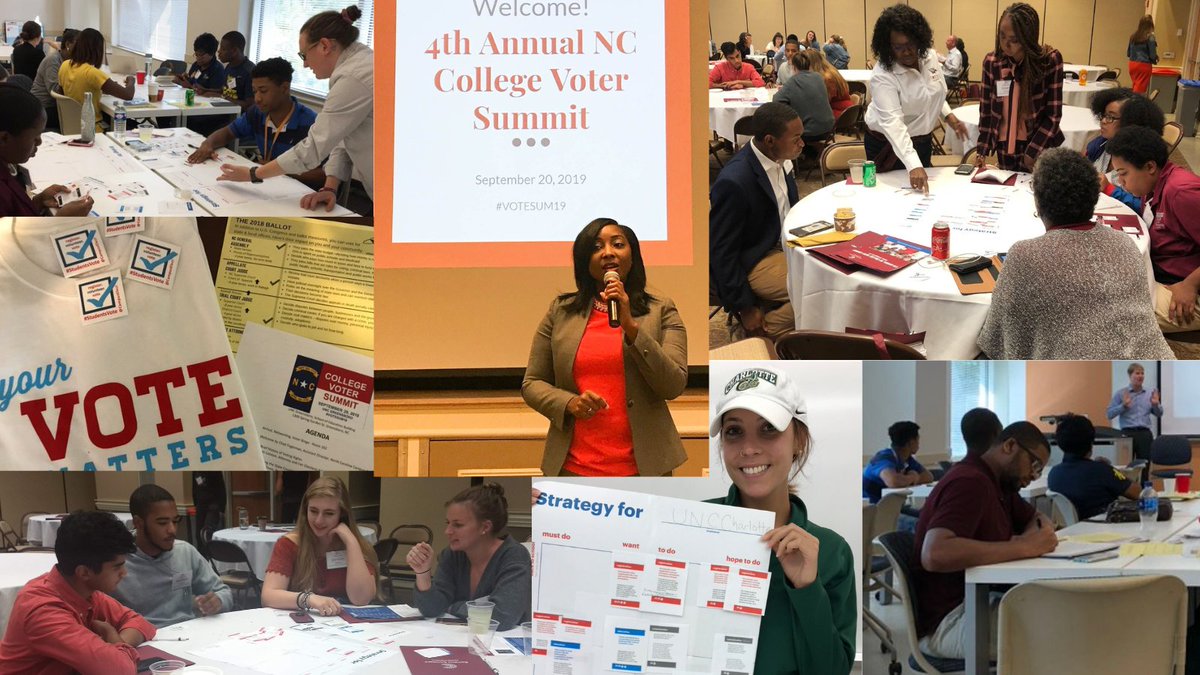 📣Youth voter turnout in NC went from 45 ('16) to 55%  in 2020. Attend the 7th Annual NC College Voter Summit (September 9) &amp; keep the momentum going! Register by Aug 28. bit.ly/VoteSum22 <a href="/NCPIRG_Students/">NCPIRG Campus Action</a> @youcanvotenc @equalitync <a href="/CampusVote/">Campus Vote Project</a> <a href="/CommonCauseNC/">Common Cause North Carolina</a> <a href="/SLSVCoalition/">Students Learn Students Vote Coalition</a>